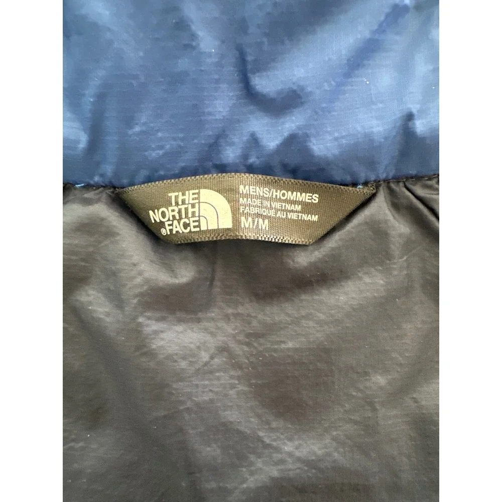 The North Face ThermoBall Hybrid Hoodie Mens Medium Blue Black Full Zip Jacket